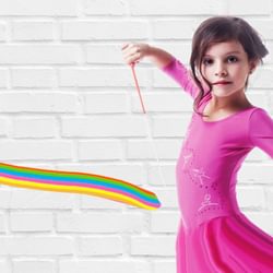 Rainbow Dancer Ribbon Wand