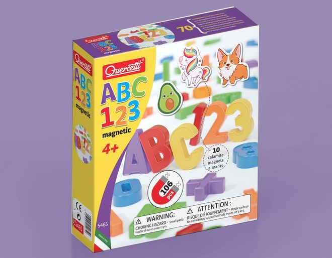 Quercetti ABC 123 Magnetic Set