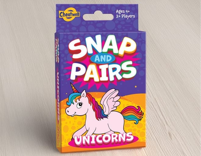 Unicorn Snap and Pairs Card Game