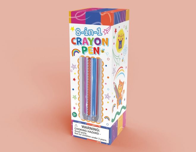 8 in 1 Crayon Pen