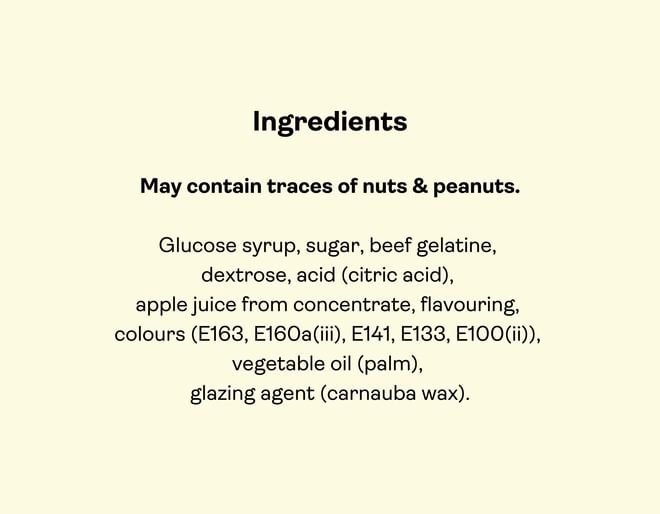 Frog Gummies Ingredients