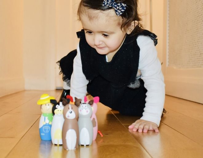 Children's Wooden Skittles