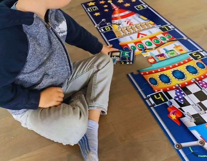123 Rocket Ship Puzzle