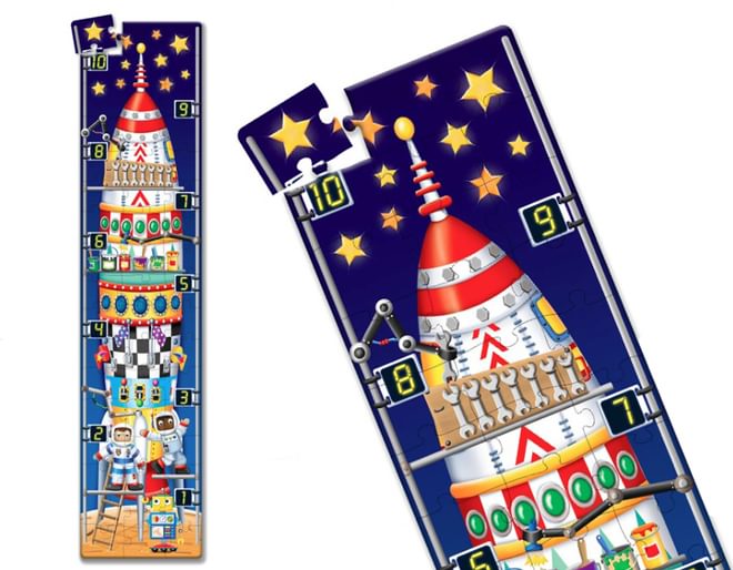 Kids Rocket Ship Puzzle