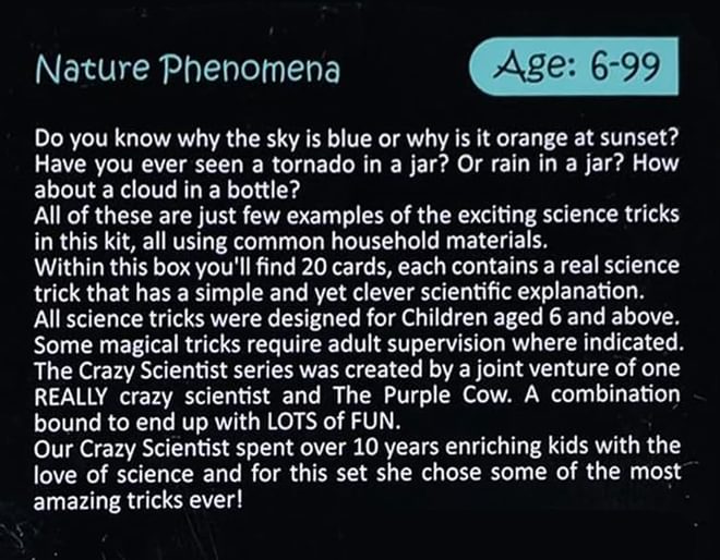 Nature Phenomena The Crazy Scientist