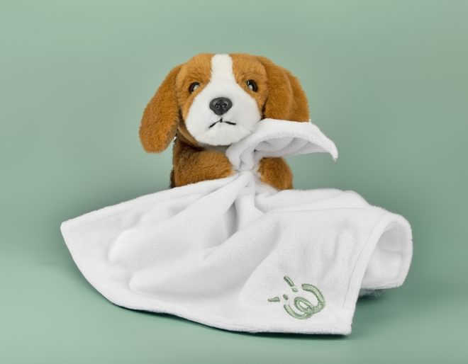 Living Nature Baby Beagle with Blanket