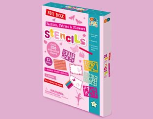 Fashion, Fairies & Flowers Big Box of Stencils