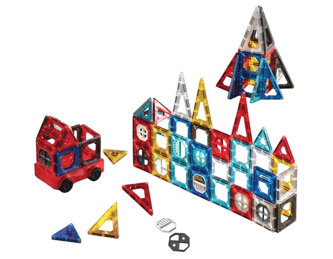 Magnetic Tile & Truck Set