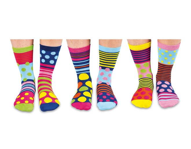Polka Dot Odd Socks