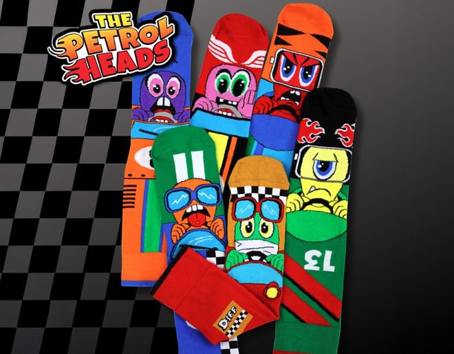 Car themed Odd Socks