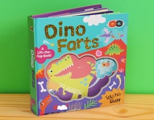 Dino Farts Scratch and Sniff Book