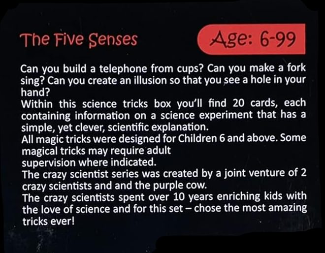 The Purple Cow The Five Senses