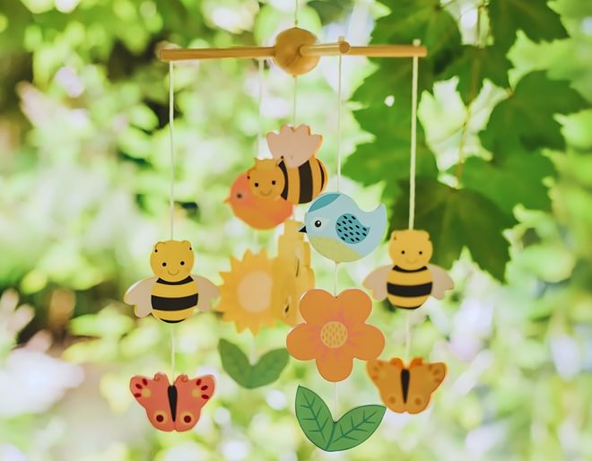 Wooden Baby Mobile