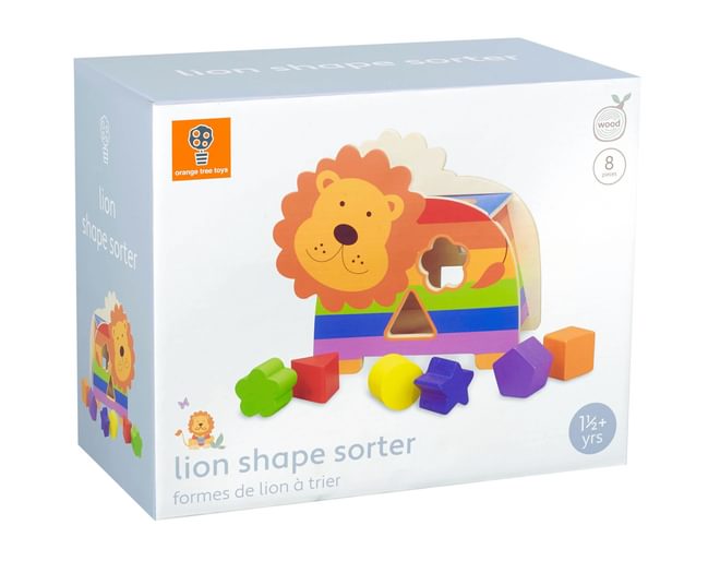 Orange Tree Toys Lion Shape Sorter
