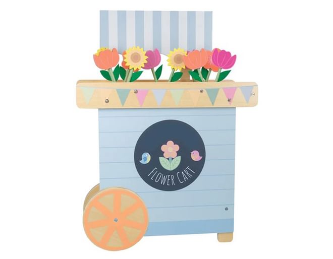 Wooden Flower Cart