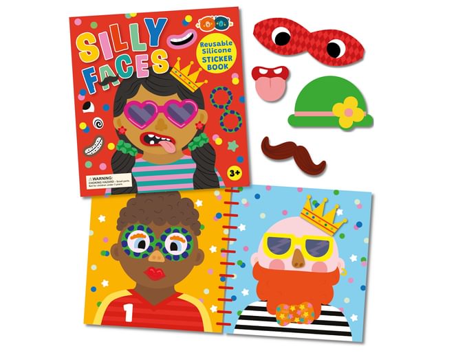 Silly Faces Sticker Book