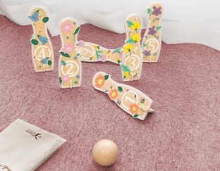 Flower Bowling Set