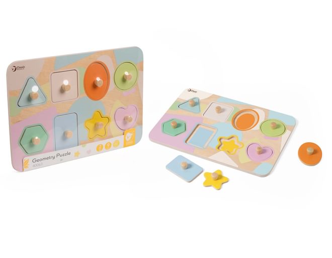 Classic World Geometry Peg Puzzle