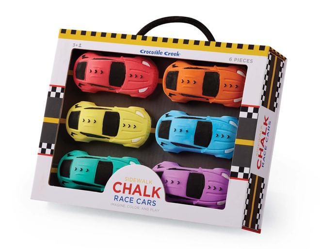 Crocodile Creek Chalk Race Cars