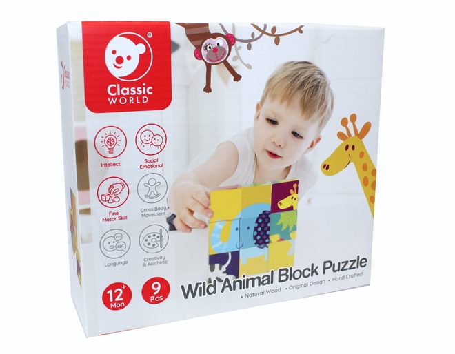 Classic World Wild Animal Block Puzzle