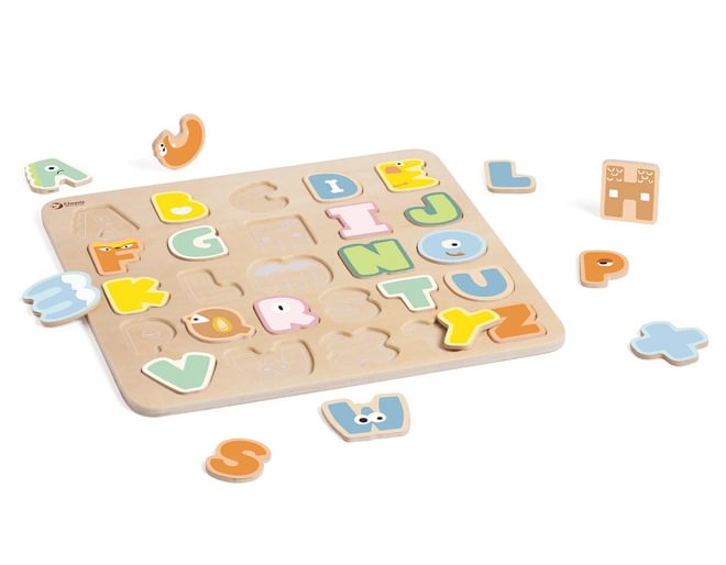 Wooden Alphabet Jigsaw Puzzle