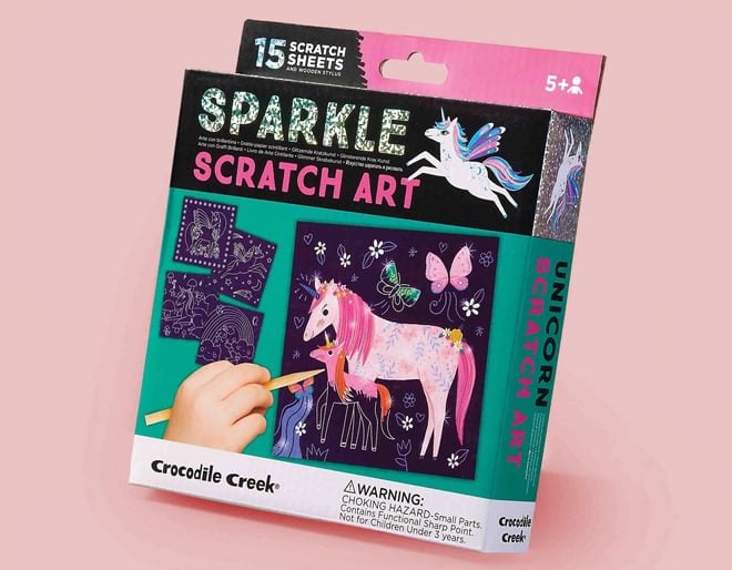 Sparkle Scratch Art