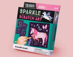 Sparkle Scratch Art