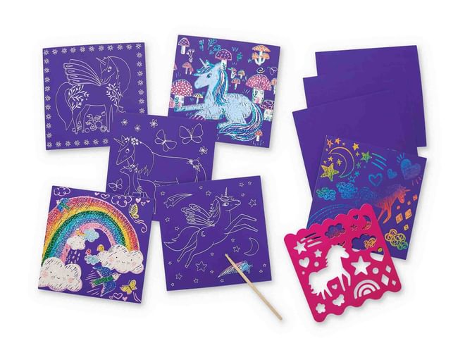 Crocodile Creek Sparkle Scratch Art Set