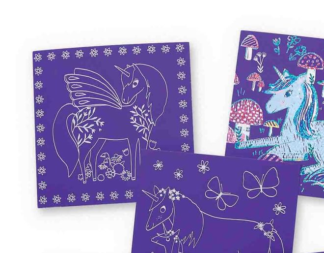 Unicorn Sparkle Scratch Art