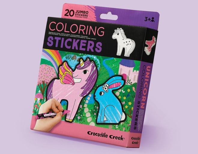 Unicorn Colouring Stickers