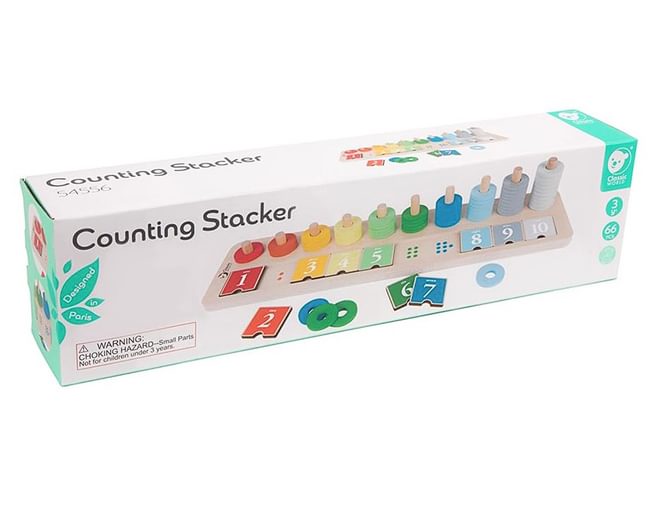 Classic World Wooden Counting Stacker