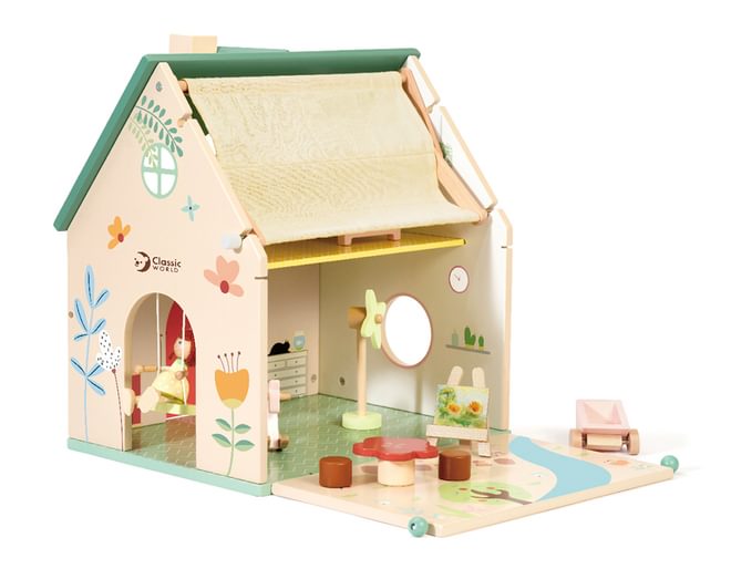 Classic World Wooden Flower Cottage