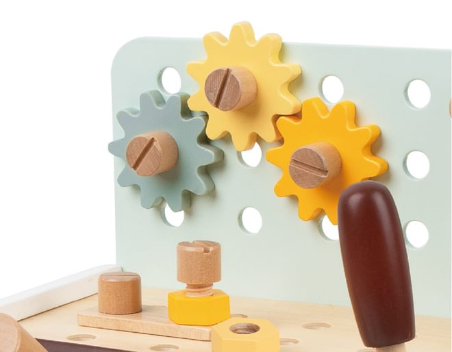 Mini wooden Workbench