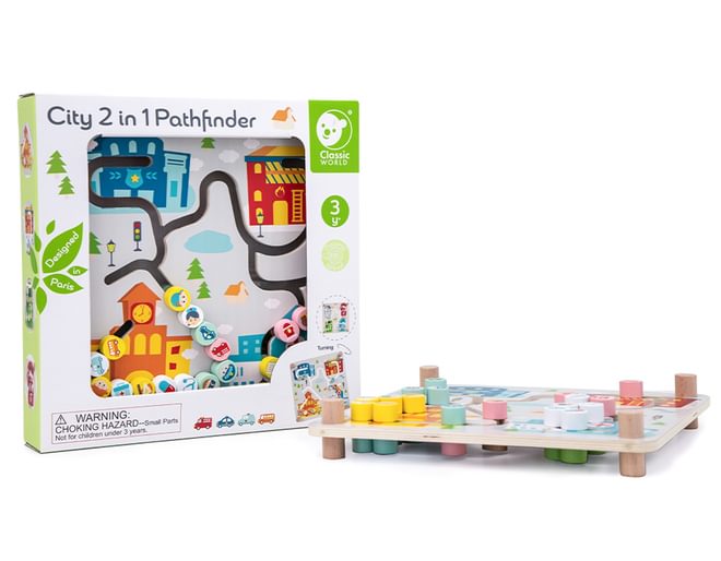 City 2 in 1 Pathfinder Puzzle