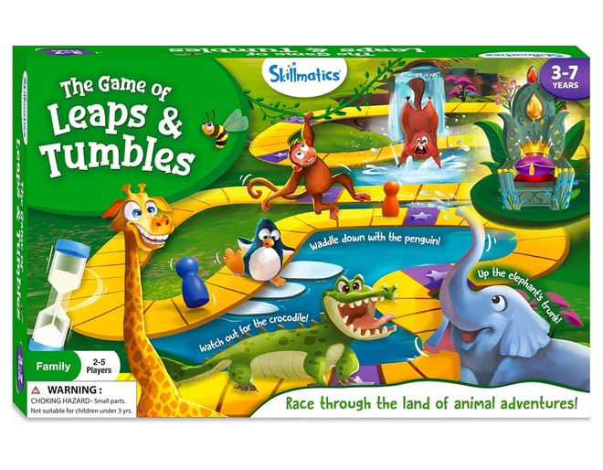 The Game of Leaps and Tumbles Skillmatics