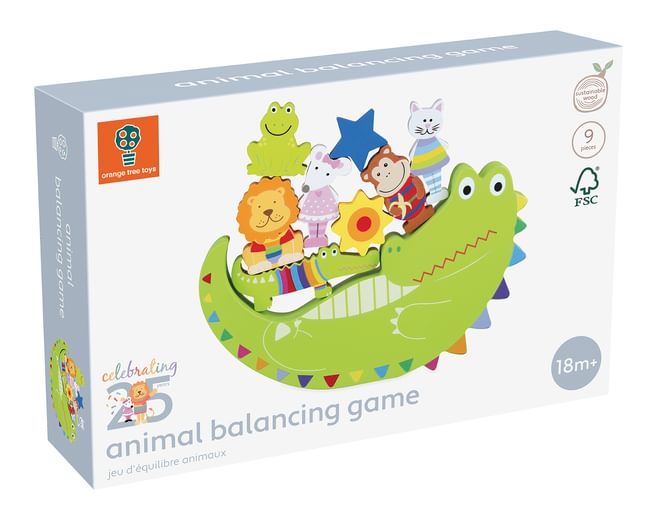 Wooden Animal Balancing Game