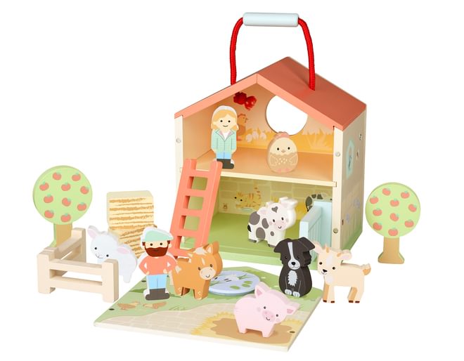 Wooden Farmyard Play Set