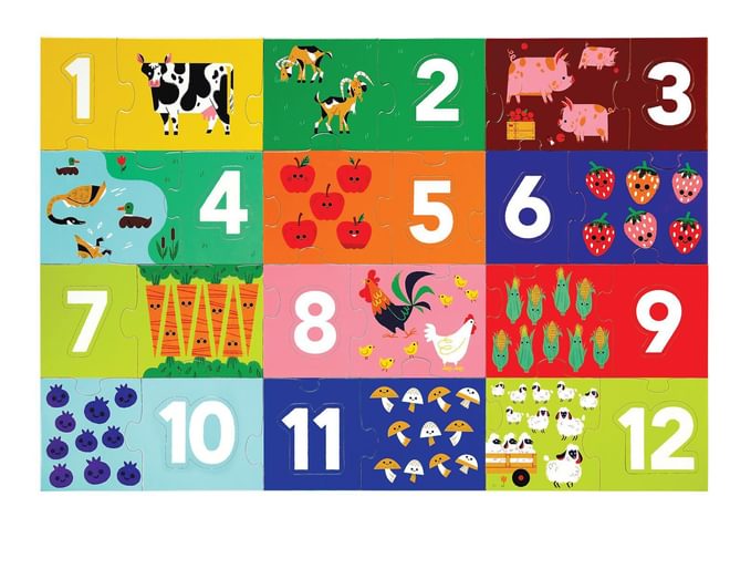 123 Barnyard Floor Puzzle