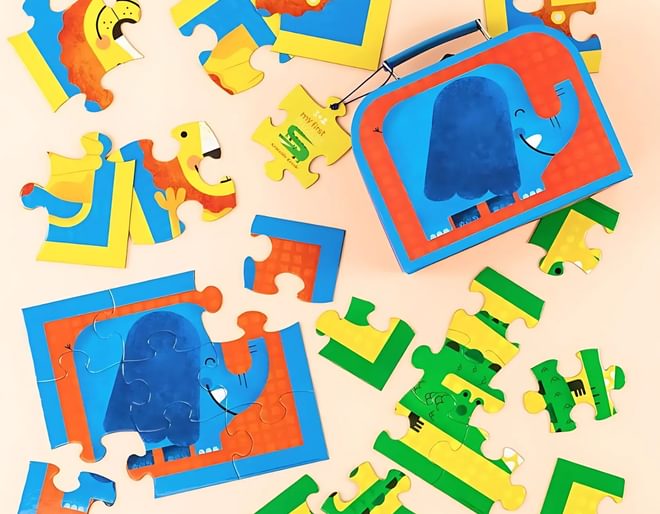 3 set First Jungle Puzzles