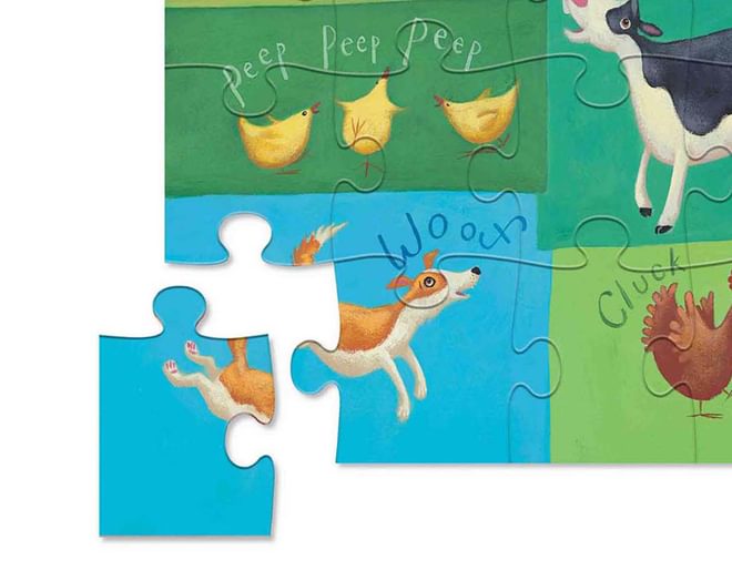 Large Animals floor puzzle