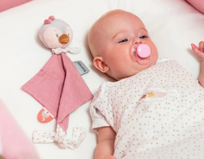 Pink Penguin Doudou