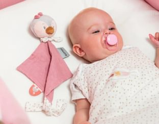 Pink Penguin Doudou
