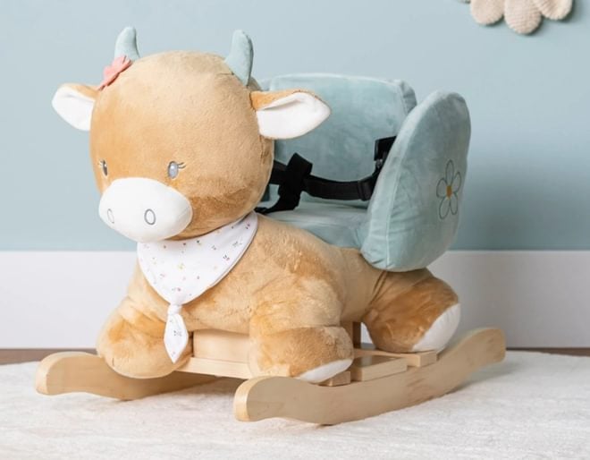 Nattou Plush Cow Rocker
