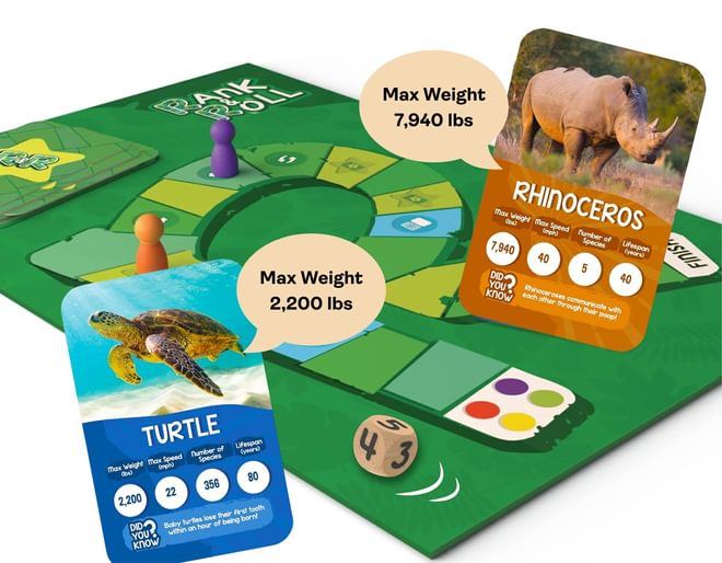 Rank & Roll Amazing Animals