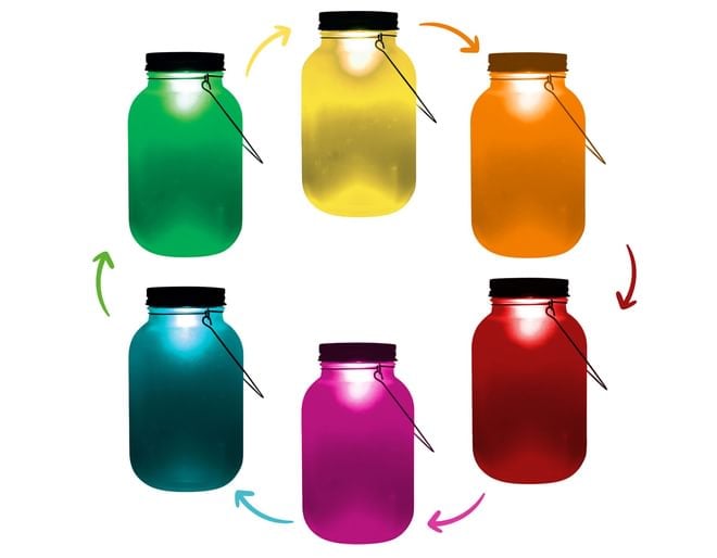 Colour changing Solar light