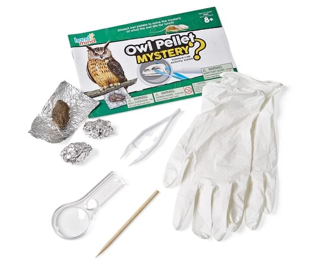 Owl Pellet Mystery Set Contents