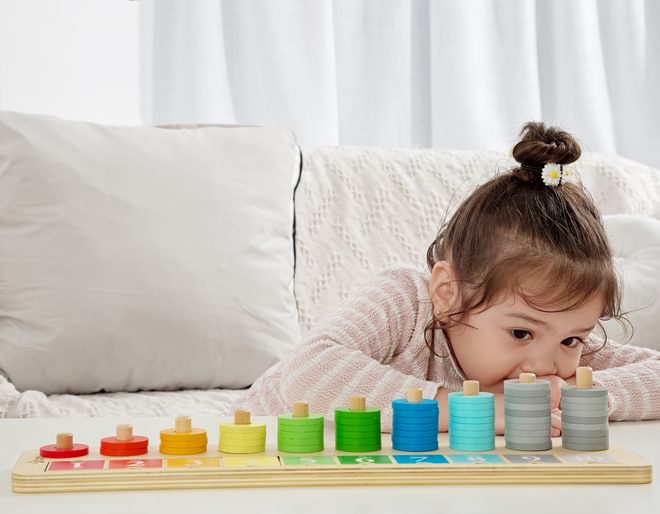 Wooden Counting & Stacking Toy