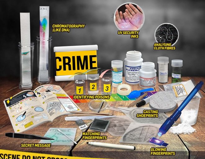 Crime Scene Investigation Forensic Science Lab Contents