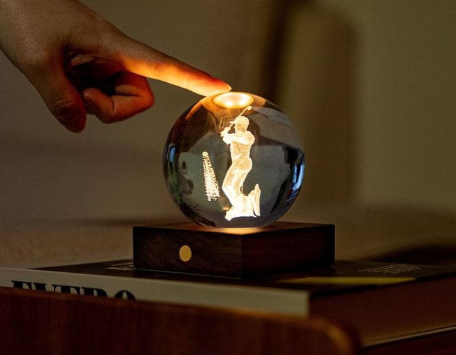 Golfer 3D Crystal Light