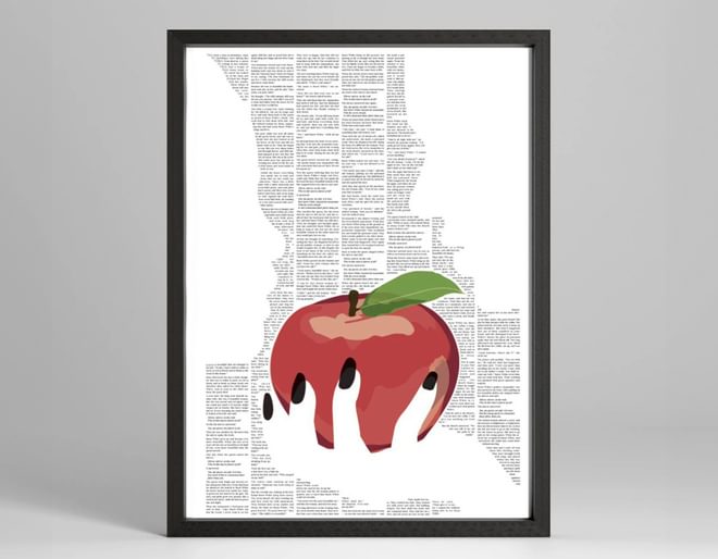 Snow White Book on a Poster